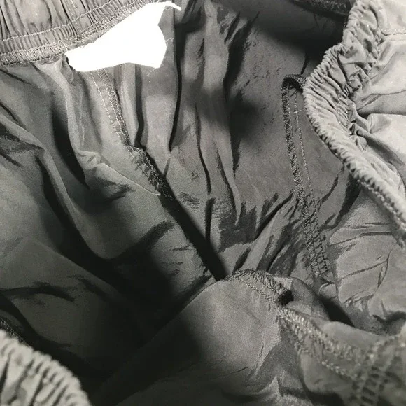 US Army PFU Pants Adult Large Short Black Nylon Physical Track Pants Military - Picture 9 of 11